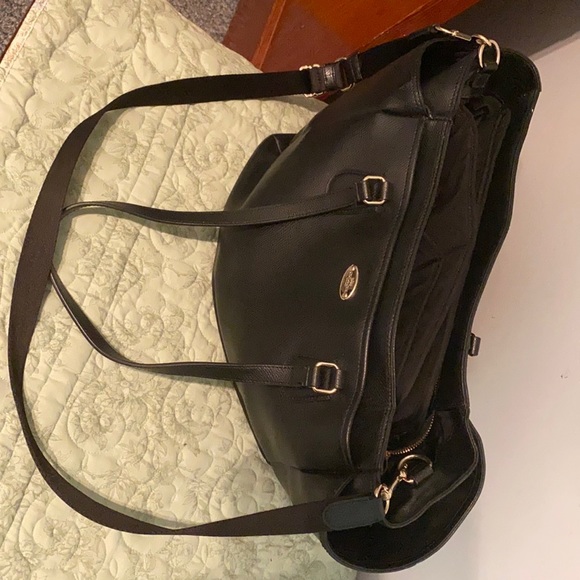 Coach leather diaper bag- black - Picture 5 of 5